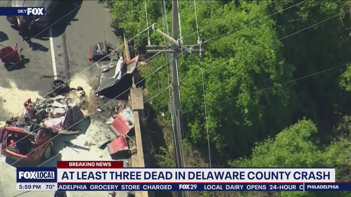 At least 3 dead in crash possibly connected to Lululemon theft in Delco